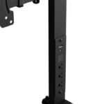 Soporte de Escritorio para Dos Monitores de 13″ a 32″ con Puertos USB-C, USB-A y Salida CA - Negro - Imagen 6