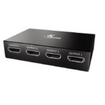 Splitter HDMI de 4 puertos con Alimentación de Corriente-XHA-420
