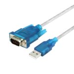 XTC-319 Cable convertidor de USB a Serial DB9 3mts. Plateado
