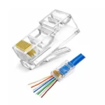 Dahua Caja de 100 Conectores RJ45 Pasante Categoría 6, 3U - Imagen 2