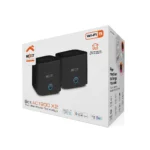 Bolt AC1200 Kit de 2 Routers WIFI 5, 3 Puertos Ethernet – Negro-NCM-C1200-2PK