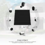 Panel solar de 6W para cámaras inteligentes para exteriores alimentadas por batería NHC-SP61W - Imagen 4