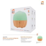 Difusor de Aroma Inteligente Wi-Fi USB 120ml RGB, Control por App y Voz – Blanco - Imagen 5