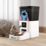Dispensador Inteligente de Alimento para Mascotas Wi-Fi de 4L, Control por App, Edición Stitch – Blanco - Imagen 7