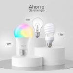 Nexxt Kit de 4 Bombillas Inteligentes LED RGB Wi-Fi 9W - E26/27 - Imagen 2