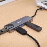 Xtech Adaptador Multipuerto USB-C 5 en 1 con HDMI 4K, Ethernet Gigabit, 2x USB 3.0 y Power Delivery 100W – Hub USB-C de Aluminio Plug & Play para Laptop y Móvil-XTC-572 - Imagen 4