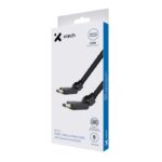 Xtech Cable HDMI 1.4 Macho a Macho 1.8m 4K 30Hz con Conectores Giratorios 180° Ethernet 10.2Gbps Compatible TV, Monitor, Consolas y Proyectores - Negro