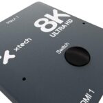 Xtech Switch HDMI de 2 Puertos, 8K UHD Bidireccional flexible - Plateado- XHA-440 - Imagen 5