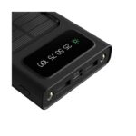 Xtech XPB-100 Solar Powebank Universal 10000 mAh USB-C y bidireccional, Micro-USB, Lightning, USB-A - Negro - Imagen 2