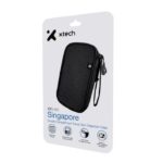 Xtech Estuche Organizador de Viaje Singapore para Accesorios Tecnológicos con Doble Compartimento - Negro-XTB-060 - Imagen 3