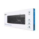 Xtech Teclado con Cable USB de 105 Teclas, Alámbrico en Español - Negro