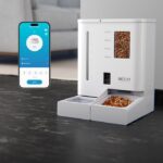 Nexxt Home Nexxt Dispensador Automático de Agua y Comida para Mascotas, Control por Voz, Cámara 2K, Programación de Porciones y Horarios - Blanco-NHA-P710 - Imagen 4