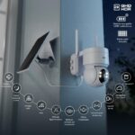 Nexxt Cámara de Seguridad PTZ 3MP 2K para Exteriores con Panel Solar Wi-Fi- NHC-OP20S - Imagen 4