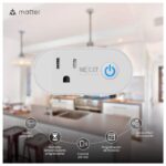 Nexxt Home Nexxt Pack de 2 Enchufes Inteligentes WIFI - Blanco-NHP-S611M 2PK - Imagen 2