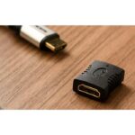 XTC-333 Adaptador con Conector HDMI Hembra a Hembra Negro - Imagen 4