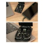 Xtech XTC-570 Estuche Organizador Multifuncional con Cable USB-C 29cm y Adaptadores para Celular - Negro - Imagen 2