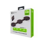 Klip Xtreme PowerDesk Flex Cargador Inalámbrico 3 en 1 Plegable de 15W, Compatible con Smartphone, Apple Watch y Audífonos, USB-C - Plateado-KDC-250