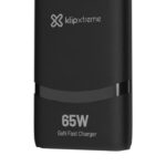 Klip Xtreme PowerWall 65 Slim Cargador de Pared GaN 65W con 2 Puertos USB-C PD 3.0 y Clavija Plegable - Negro-KMC-490 - Imagen 5