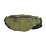 Klip Xtreme KFP-550 Riñonera, Nylon Resistente, Repelente al Agua, Cremalleras Impermeables - Verde Oscuro