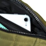 Klip Xtreme KFP-550 Riñonera, Nylon Resistente, Repelente al Agua, Cremalleras Impermeables - Verde Oscuro - Imagen 3