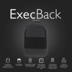 Klip Xtreme Mochila para Laptop ExecBack - Negro con Gris, 15.6"-KNB-896GR - Imagen 2