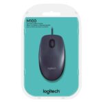 Logitech M100 Mouse Alámbrico USB 1000 DPI Negro