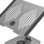 Klip Xtreme Soporte de Aluminio para Laptops 15.6", 100 W, USB/USB-C/SD/microSD/HDMI/Carga Inalámbrica - Gris-KDA-500 - Imagen 4