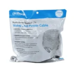 Dahua Cable armado de 20 metros para video y energía, para CCTV hasta 4K